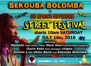 Music Go Africa Network Street Festival 2016 4-16-2016